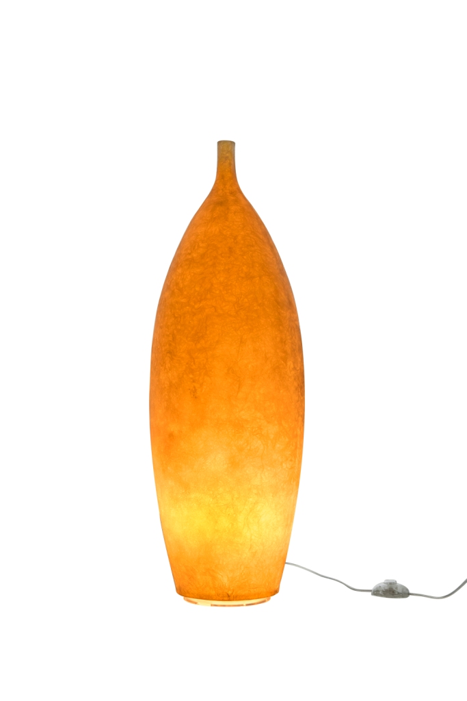 Floor Lamp Tank 2 In-Es Artdesign Collection Luna Color Orange Size 92 Cm Diam. 29 Cm